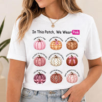 Oncology Nurse Breast Cancer Awareness Shirt, We Wear Pink Fall Pumpkin Tee, Hospital Shift Tee, Chemo Nurse Gift, Nurses Week Gift