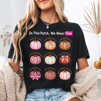 Oncology Nurse Breast Cancer Awareness Shirt, We Wear Pink Fall Pumpkin Tee, Hospital Shift Tee, Chemo Nurse Gift, Nurses Week Gift