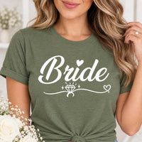 Personalized Bride & Team Bride Shirts, Custom Bridal Party Tees, Matching Bachelorette Outfit, Wedding Weekend Tops, Bridal Shower Gift