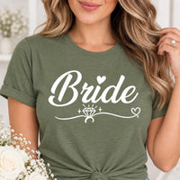 Personalized Bride & Team Bride Shirts, Custom Bridal Party Tees, Matching Bachelorette Outfit, Wedding Weekend Tops, Bridal Shower Gift