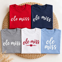 Personalized College Team Game Day Shirt, Custom Team Name Tee, School Spirit Football Top, College Tailgate Fan Shirt, Custom Team Gift