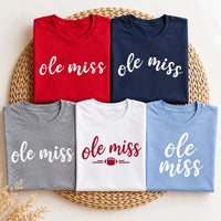 Personalized College Team Game Day Shirt, Custom Team Name Tee, School Spirit Football Top, College Tailgate Fan Shirt, Custom Team Gift