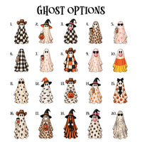 Personalized Halloween Ghost Name Shirt, Custom Spooky Ghost Tee, Retro Halloween Party Tee, Family Matching Costume Shirt, Holiday Gift