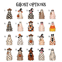 Personalized Halloween Ghost Name Shirt, Custom Spooky Ghost Tee, Retro Halloween Party Tee, Family Matching Costume Shirt, Holiday Gift