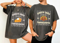 Personalized Cousin Crew Thanksgiving Shirt, Custom Family Turkey Tee, Matching Friendsgiving Top, Fall Reunion Outfit, Cousin Gift 2026