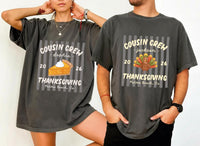 Personalized Cousin Crew Thanksgiving Shirt, Custom Family Turkey Tee, Matching Friendsgiving Top, Fall Reunion Outfit, Cousin Gift 2026