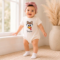 Personalized Thanksgiving Turkey Shirt, Custom Family Name Tee, Matching Holiday Tee, Cute Pilgrim Turkey Outfit, Holiday Gift for Family