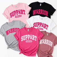 Custom Breast Cancer Shirt, Personalized Support Squad Warrior Tee, Matching Pink Out Group Shirts, October Awareness, Cancer Fighter Gift