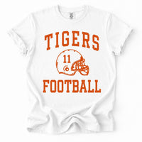 Personalized Football Team Name Shirt, Custom Team Name Tee, Vintage School Spirit Top, Football Mom Game Day Outfit, Sports Mom Gift