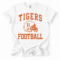Personalized Football Team Name Shirt, Custom Team Name Tee, Vintage School Spirit Top, Football Mom Game Day Outfit, Sports Mom Gift