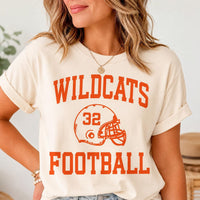 Personalized Football Team Name Shirt, Custom Team Name Tee, Vintage School Spirit Top, Football Mom Game Day Outfit, Sports Mom Gift