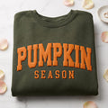 Custom Pumpkin Season Puff Print Sweatshirt, Personalized Fall Tee, 3D Raised Autumn Shirt, Statement Puff Shirt, Just Because Gift
