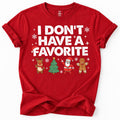 Custom Family Christmas Tee, Personalized Favorite Shirt, Matching Holiday Group Shirts, Funny Sibling Tee Set, Holiday Party Gift