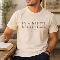 Personalized Bible Verse Shirt, Custom Christian Name Tee, Acts 13:22 Scripture T-Shirt, Religious Faith Gift, Christian Gift for Him