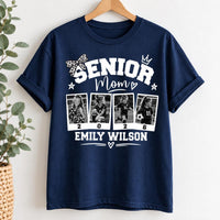 Personalized Senior Mom Photo Shirt, Custom Class of 2026 Tee, Senior Photo Collage Top, Graduation Day Keepsake Gift, Gift for Mom