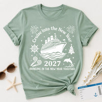 Custom New Year Family Cruise Shirt, Cruise Matching Tee, Couple Ship Trip Outfit, Group Holiday Squad Apparel, Family Vacation Gift