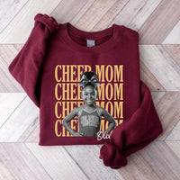 Personalized Cheer Mom Photo Shirt, Custom Senior Cheer Photo Tee, Retro Childhood Picture Top, Class of 2026 Outfit, Sports Mom Gift