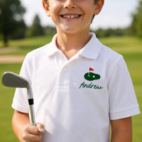 Custom Embroidered Polo Shirt for Father and Son, Personalized Polo Shirts for Golf Outings, Weekend Wear, Casual Polo, Birthday Gift