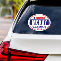 Raymond Mckay For Rhode Island Senate 2026 Vinyl Sticker, Vote Raymond Decal, Rhode Island Senate Elections 2026 Bumper Sticker, 6" x 4.5"