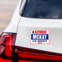 Raymond Mckay For Rhode Island Senate 2026 Car Magnet - Vote Raymond Vehicle Magnet, Rhode Island Senate Elections 2026 Magnet - 6" x 4.5"