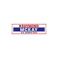 Raymond Mckay For Rhode Island Senate 2026 Car Magnet - Vote Raymond Vehicle Magnet, Rhode Island Senate Elections 2026 Magnet - 10" x 3"