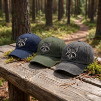 Raccoon Embroidered Hat, Cute Woodland Animal Baseball Cap, Animal Lover Cap, Funny Trash Panda Gift for Wildlife Fans, Pet Lover Gift