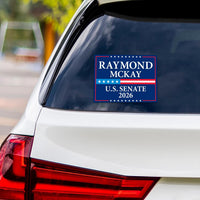 Raymond Mckay For Rhode Island Senate 2026 Vinyl Sticker, Vote Raymond Decal, Rhode Island Senate Elections 2026 Bumper Sticker, 6" x 4.5"