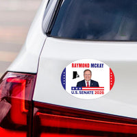 Raymond Mckay For Rhode Island Senate 2026 Car Magnet - Vote Raymond Vehicle Magnet, Rhode Island Senate Elections 2026 Magnet - 6" x 4.5"