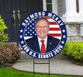Raymond Mckay For Rhode Island Senate 2026 Yard Sign, Corrugated Plastic Senate Elections, Race Red White Blue Yard Sign with Metal H-Stake