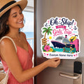 Personalized Girls Trip Cruise Door Magnet, Custom Name Cruise Magnet, Bachelorette Cabin Door Decor, Girls Vacation Gift, Cruise Keepsake