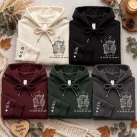 Personalized Couple Embroidered Hoodie, Til Death Do Us Part Sweatshirt, Custom Date His and Hers, Matching Sweatshirt, Anniversary Gift