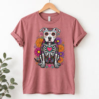 Custom Pet Day of the Dead Shirt, Personalized Dog Cat Sugar Skull Tee, Pet Photo T-Shirt, Dia de los Muertos Gift, Animal Lover Gift
