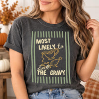 Personalized Most Likely To Thanksgiving Shirt, Custom Turkey Day Tee, Funny Thanksgiving Dinner Shirt, Choose Your Design, Holiday Gift