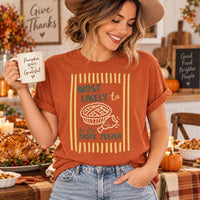 Personalized Most Likely To Thanksgiving Shirt, Custom Turkey Day Tee, Funny Thanksgiving Dinner Shirt, Choose Your Design, Holiday Gift