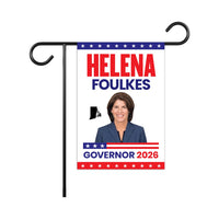 Helena Foulkes For Rhode Island Governor 2026 Garden Flag, Double Sided, 2026 Governor Flag, Elections Flag, Race Red White & Blue Flag