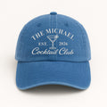 Personalized Cocktail Club Embroidered Hat, Custom Name Bridal Party Cap, Bride Weekend Hat, Bridesmaid Gift Idea, Bridal Shower Gift