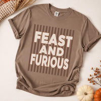Personalized Thanksgiving Shirt, Custom Funny Turkey Quote Tee, Retro Friendsgiving T-Shirt, Family Dinner Outfit, Funny Holiday Gift
