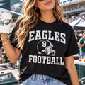 Personalized Football Spirit Shirt, Custom Mascot Name Number Tee, Varsity Game Day T-Shirt, School Spirit Fan Top, Custom Team Gift