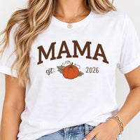 Personalized Mama Dada Mini Family Shirts, Custom Pumpkin Matching Tees, Fall Parent Outfit, New Parents Gift, Custom Fall Family Gift