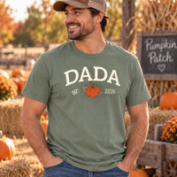 Personalized Mama Dada Mini Family Shirts, Custom Pumpkin Matching Tees, Fall Parent Outfit, New Parents Gift, Custom Fall Family Gift