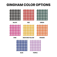 Custom Spooky Season Gingham Shirt, Halloween Ghost Graphic Tee, Choose Your Gingham Color, Cute Fall T-Shirt, Halloween Gift for Her