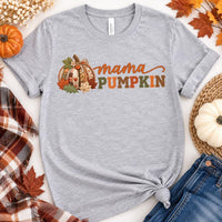 Personalized Family Pumpkin Shirts, Custom Mama Brother Sister Baby Tees, Festive Family Fall Tee, Thanksgiving Photo Outfit, Holiday Gift