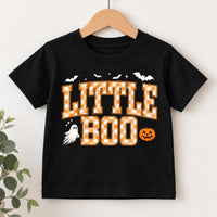 Personalized Halloween Family Shirts, Custom Mama Little Boo Baby Boo Tees, Matching Spooky Outfit, Halloween Party Tee, Holiday Gift