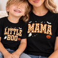 Personalized Halloween Family Shirts, Custom Mama Little Boo Baby Boo Tees, Matching Spooky Outfit, Halloween Party Tee, Holiday Gift