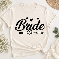 Personalized Bride & Team Bride Shirts, Custom Bridal Party Tees, Matching Bachelorette Outfit, Wedding Weekend Tops, Bridal Shower Gift