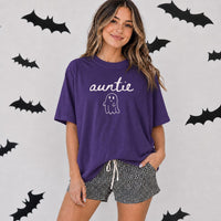 Personalized Spooky Family Shirt, Custom Mama Dada Ghost Tee, Matching Spooky Family Ghost T-Shirt, Halloween Party Tee, Halloween Gift