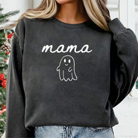 Personalized Spooky Family Shirt, Custom Mama Dada Ghost Tee, Matching Spooky Family Ghost T-Shirt, Halloween Party Tee, Halloween Gift