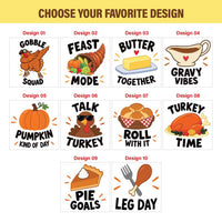 Custom Thanksgiving Shirt, Choose Your Favorite Design Tee, Funny Quote Turkey Graphic Tee, Friendsgiving Outfit, Holiday Party Gift