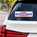 Cinde Warmington For New Hampshire Governor 2026 Vinyl Sticker, Vote Warmington, Hampshire Governor Elections 2026 Bumper Sticker 10