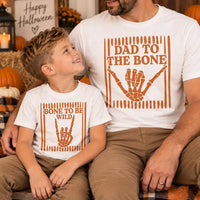 Personalized Family Halloween Shirts, Custom Matching Skeleton Tees, Spooky Parent and Kids Outfit, Halloween Party Shirts, Family Gift
